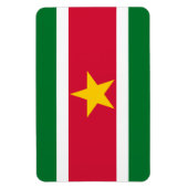 Suriname Flag Magneet (Verticaal)