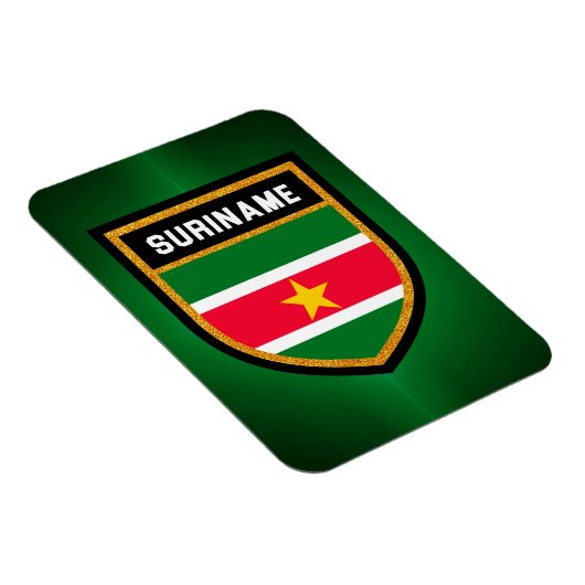 Suriname Flag Magneet (Rechterzijde)