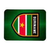 Suriname Flag Magneet (Horizontaal)
