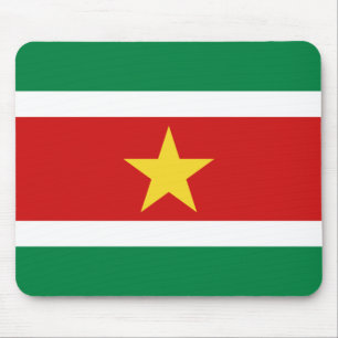 Suriname Flag Mousepad Muismat