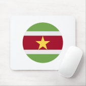 Suriname Flag Muismat (Met muis)