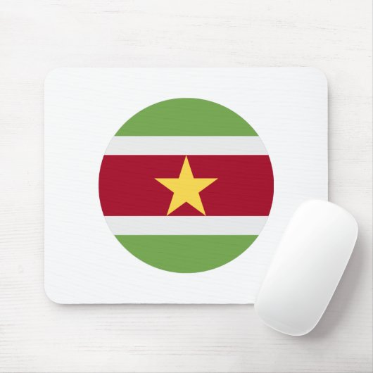 Suriname Flag Muismat (Met muis)