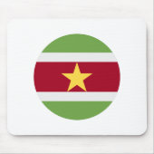 Suriname Flag Muismat (Voorkant)