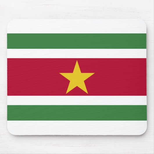 Suriname Flag Muismat (Voorkant)