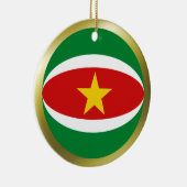 Suriname Flag Ornament (Rechts)