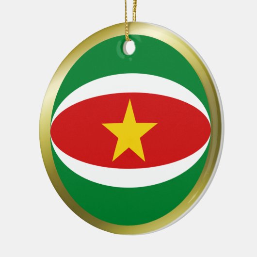 Suriname Flag Ornament (Links)