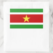 Suriname Flag | Rechthoekige Sticker (Tas)