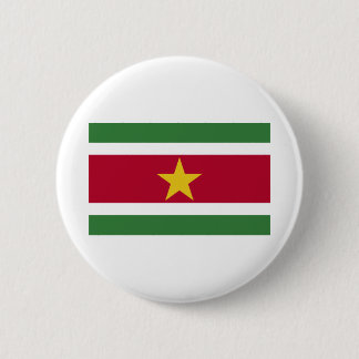 Suriname Flag Ronde Button 5,7 Cm