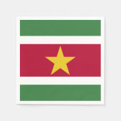 Suriname Flag Servet (Voorkant)