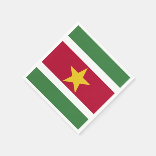 Suriname Flag Servet (Hoek)