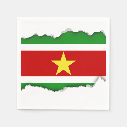 Suriname Flag | Servetten (Voorkant)