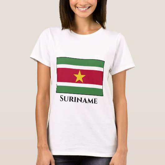 Suriname Flag T-shirt (Voorkant)