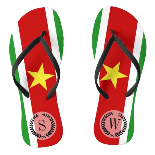 Suriname Flag | Teenslippers (Voetbed)