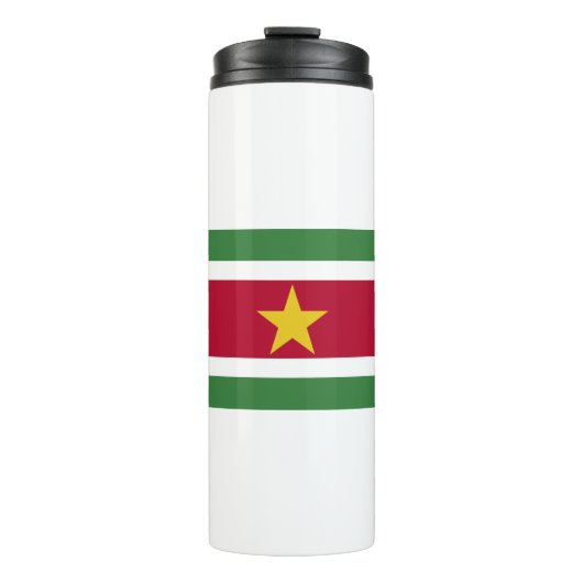 Suriname Flag Thermosbeker (Voorkant)