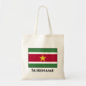 Suriname Flag Tote Bag (Voorkant)