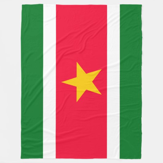 Suriname Fleece Deken (Voorkant)