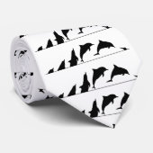 Suriname Jumping River Dolphin rechts Stropdas (Opgerold)