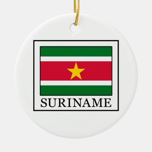 Suriname Keramisch Ornament (Voorkant)
