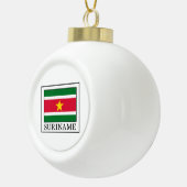 Suriname Keramische Bal Ornament (Rechts)