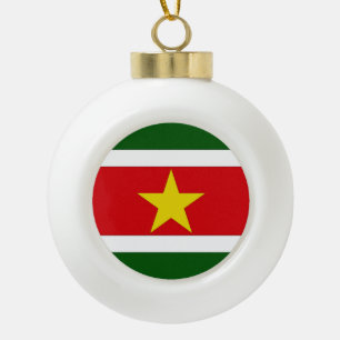 Suriname Keramische Bal Ornament