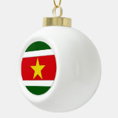 Suriname Keramische Bal Ornament (Rechts)