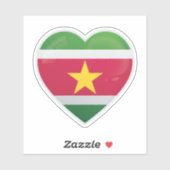 Suriname Liefde Icon Sticker (Vel)