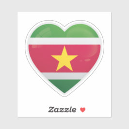 Suriname Liefde Icon Sticker