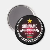 Suriname Magneet (Voorkant / Achterkant)