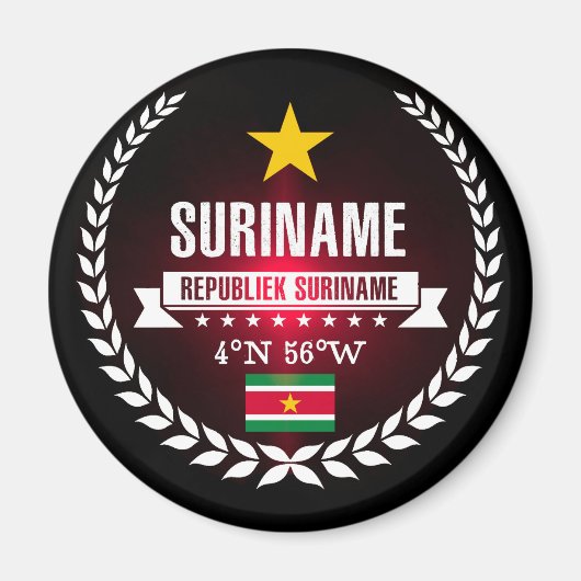Suriname Magneet (Voorkant)