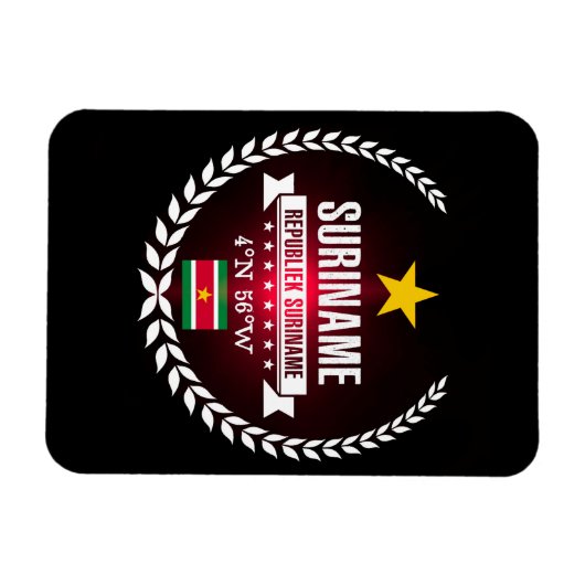 Suriname Magneet (Horizontaal)