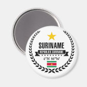 Suriname Magneet (Voorkant / Achterkant)