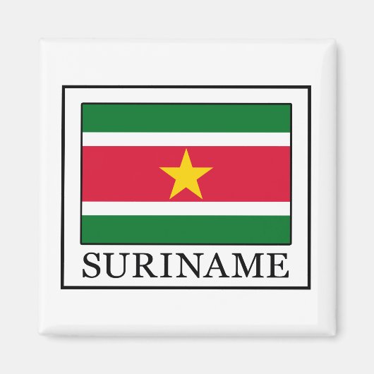 Suriname Magneet (Voorkant)