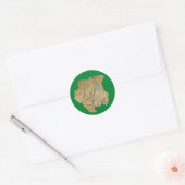 Suriname Map Sticker (Envelop)