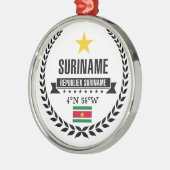 Suriname Metalen Ornament (Links)