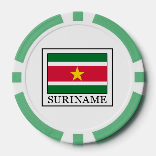 Suriname Poker Chips (Voorkant)