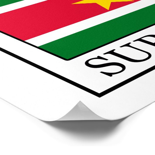 Suriname Poster (Hoek)