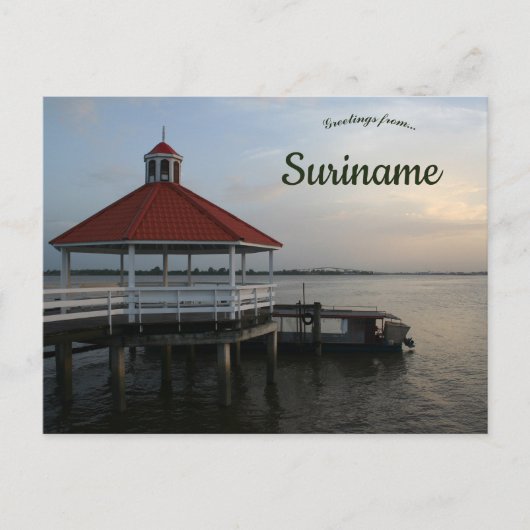 Suriname River Suriname Briefkaart (Voorkant)