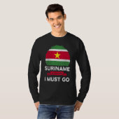 Suriname roept dat ik Surinaams erfgoed moet gaan T-shirt (Voorkant volledig)
