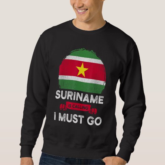 Suriname roept dat ik Surinaams erfgoed moet gaan Trui (Voorkant)