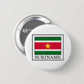 Suriname Ronde Button 5,7 Cm (Voorkant /achterkant)