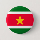 Suriname Ronde Button 5,7 Cm (Voorkant)