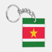 Suriname Sleutelhanger (Voorkant Links)