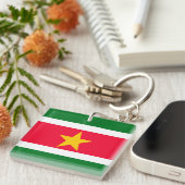 Suriname Sleutelhanger (Voorkant Rechts)