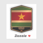 Suriname Sticker (Vel)
