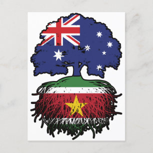 Suriname Surinaamse Australische Australische stra Briefkaart