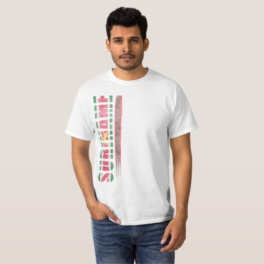 Suriname T-shirt (Voorkant volledig)