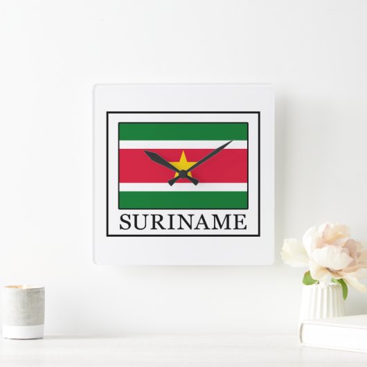 Suriname Vierkante Klok (Huis)