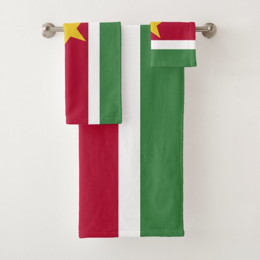 Suriname Vlag Bad Handdoek (Insitu)