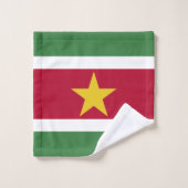 Suriname Vlag Bad Handdoek (Wasdoekje)