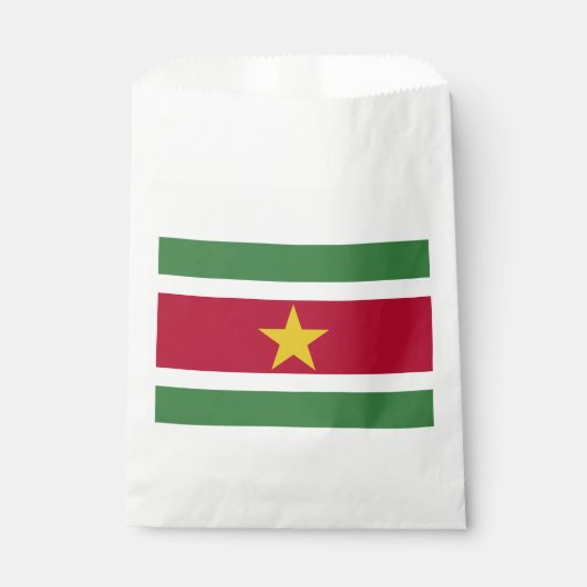 Suriname Vlag Bedankzakje (Voorkant)